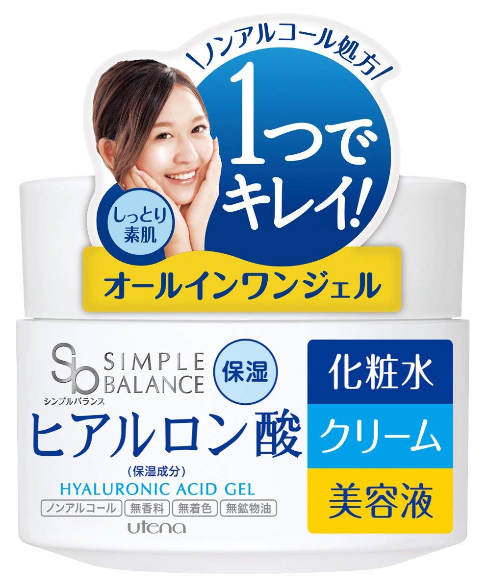 Gel Dưỡng Da 3 Trong 1 Utena Simple Balance Hyaluronic Acid Gel